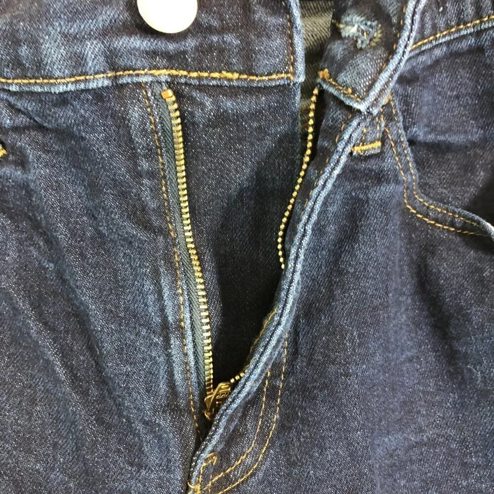 J. Crew 484 Slim Dark Wash Jeans Size 32 X 32